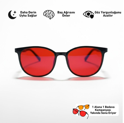 Gece Modu™ Unisex Kırmızı Lens Mavi Işık Koruyucu Gözlük